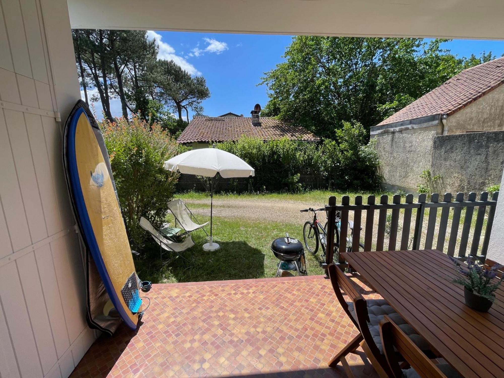 Appartement Avec Chambre, Terrasse Et Jardinet Proche Plage, Foret Pins, Piste Cyclable, Lac Mimizan-Plage Exteriör bild