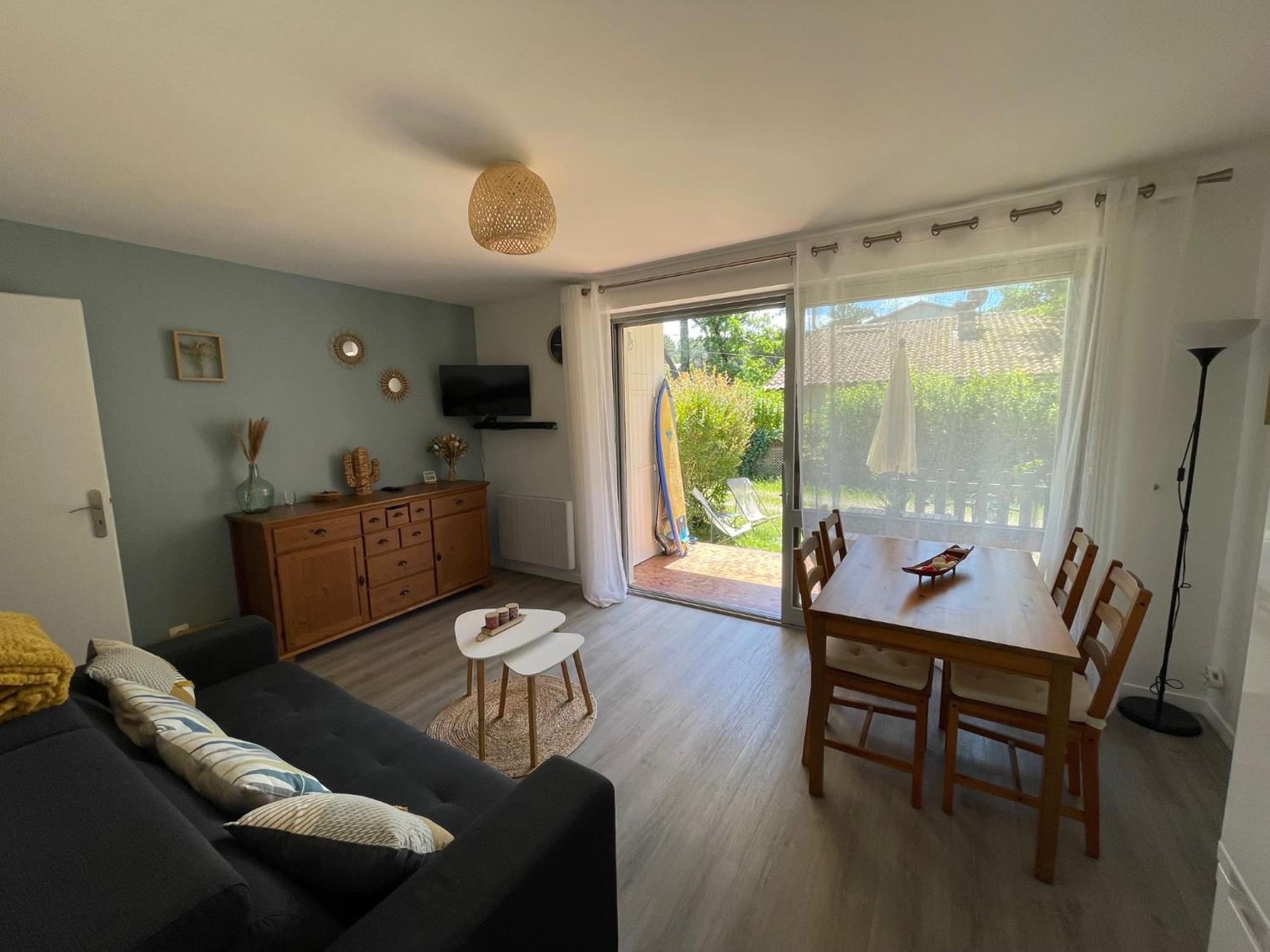 Appartement Avec Chambre, Terrasse Et Jardinet Proche Plage, Foret Pins, Piste Cyclable, Lac Mimizan-Plage Exteriör bild