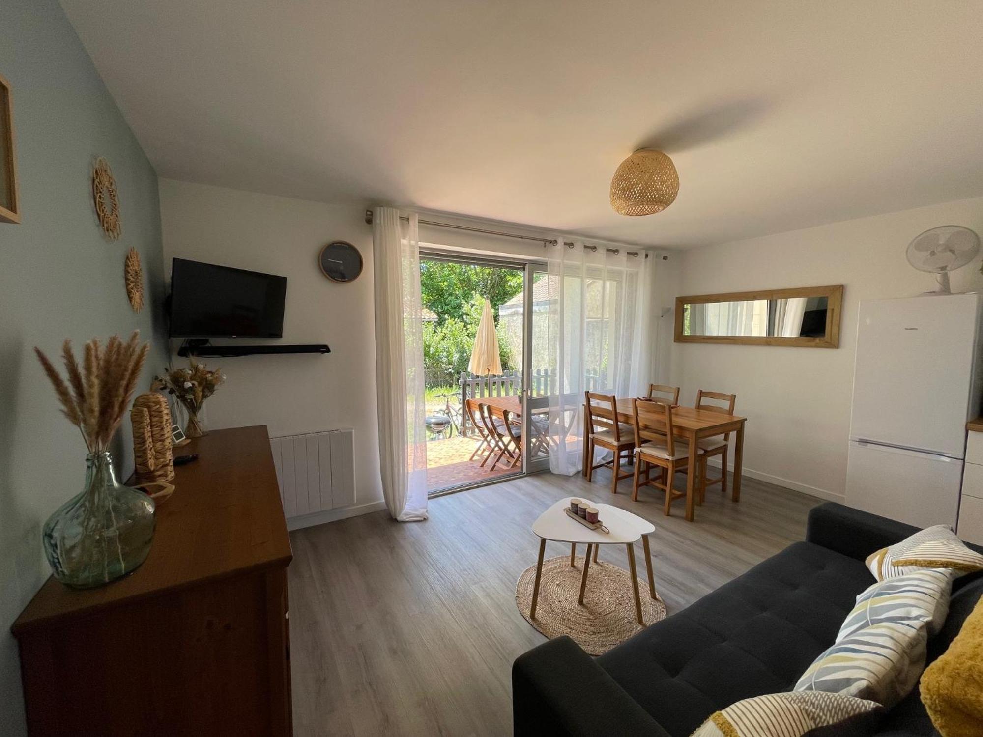 Appartement Avec Chambre, Terrasse Et Jardinet Proche Plage, Foret Pins, Piste Cyclable, Lac Mimizan-Plage Exteriör bild