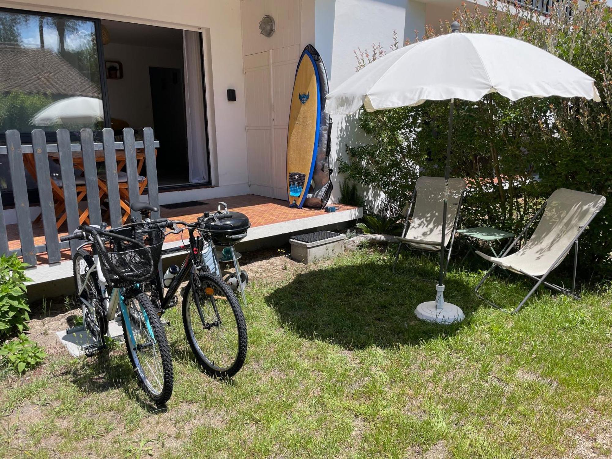 Appartement Avec Chambre, Terrasse Et Jardinet Proche Plage, Foret Pins, Piste Cyclable, Lac Mimizan-Plage Exteriör bild